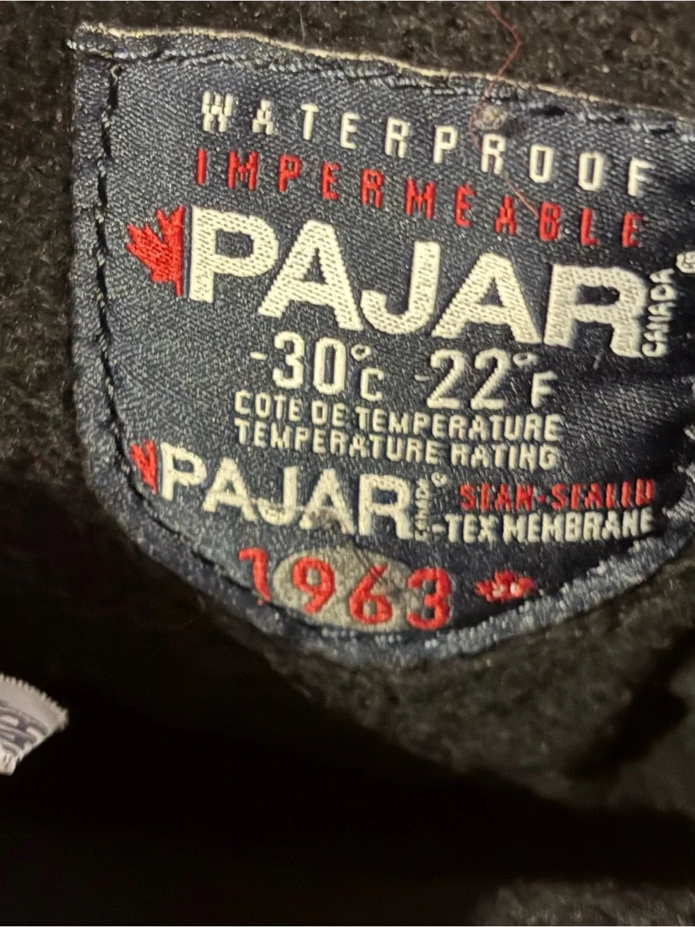 Pajar only worn